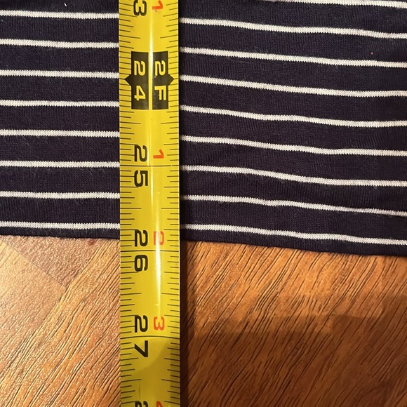 Like new Chris & Carol navy/ white striped hooded top - Picture 9 of 12
